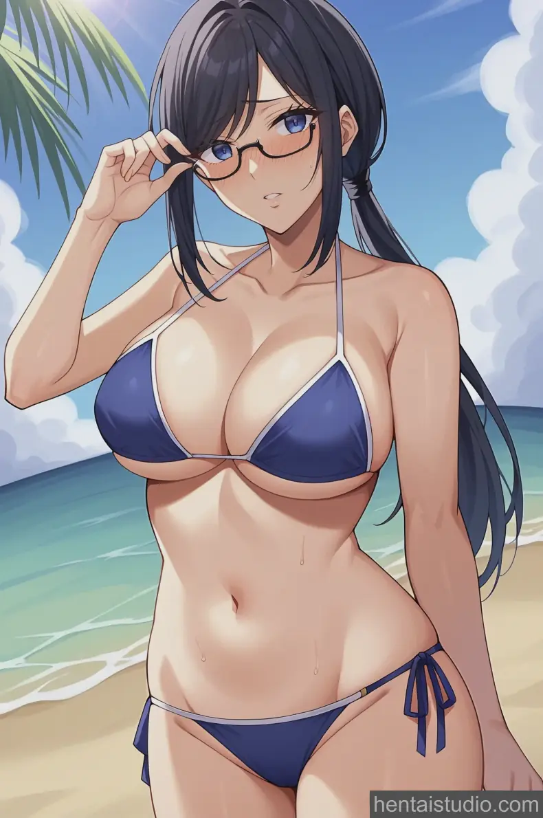 Ayako Takamine from The Girl In The Library: Until The Pure You Falls From Grace hentai art 1 of 35