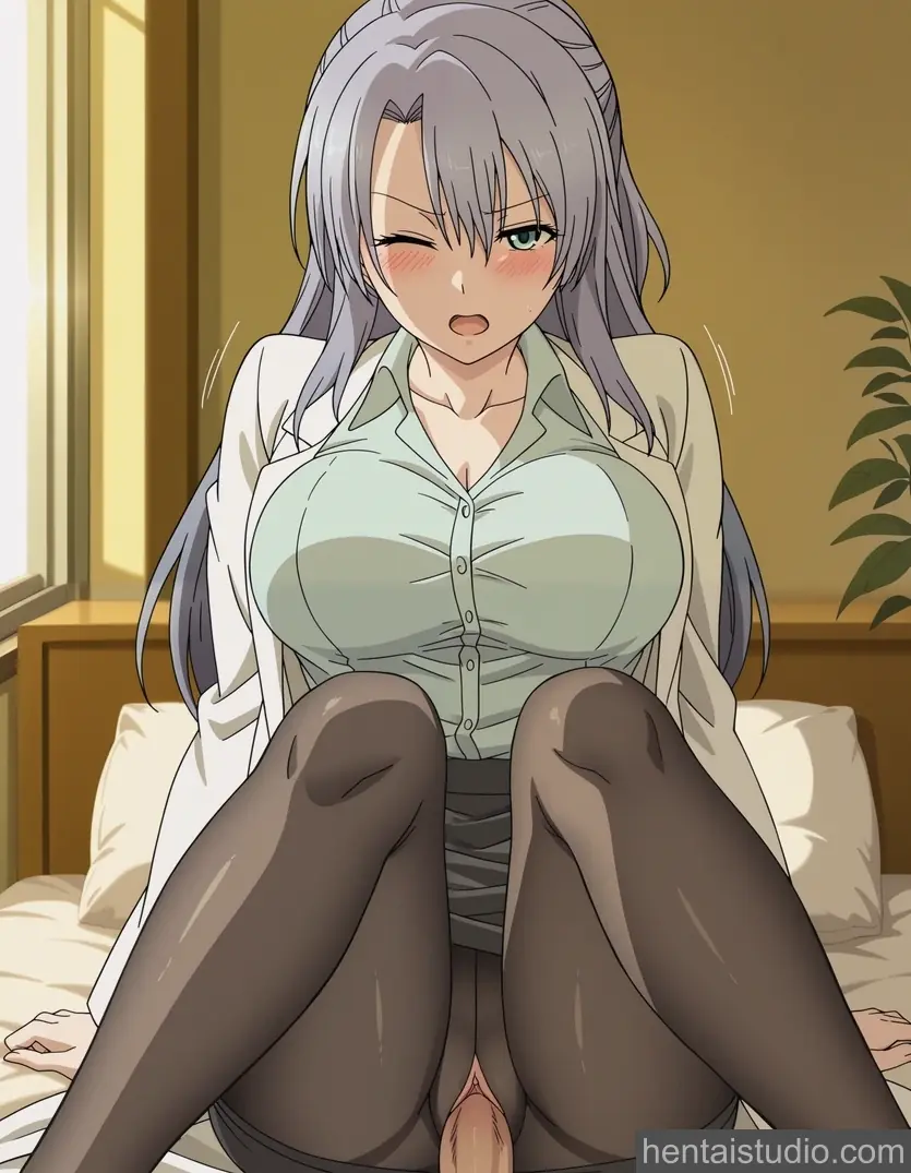 Ayame Himuro from Science Fell In Love So I Tried To Prove It hentai art 10 of 25