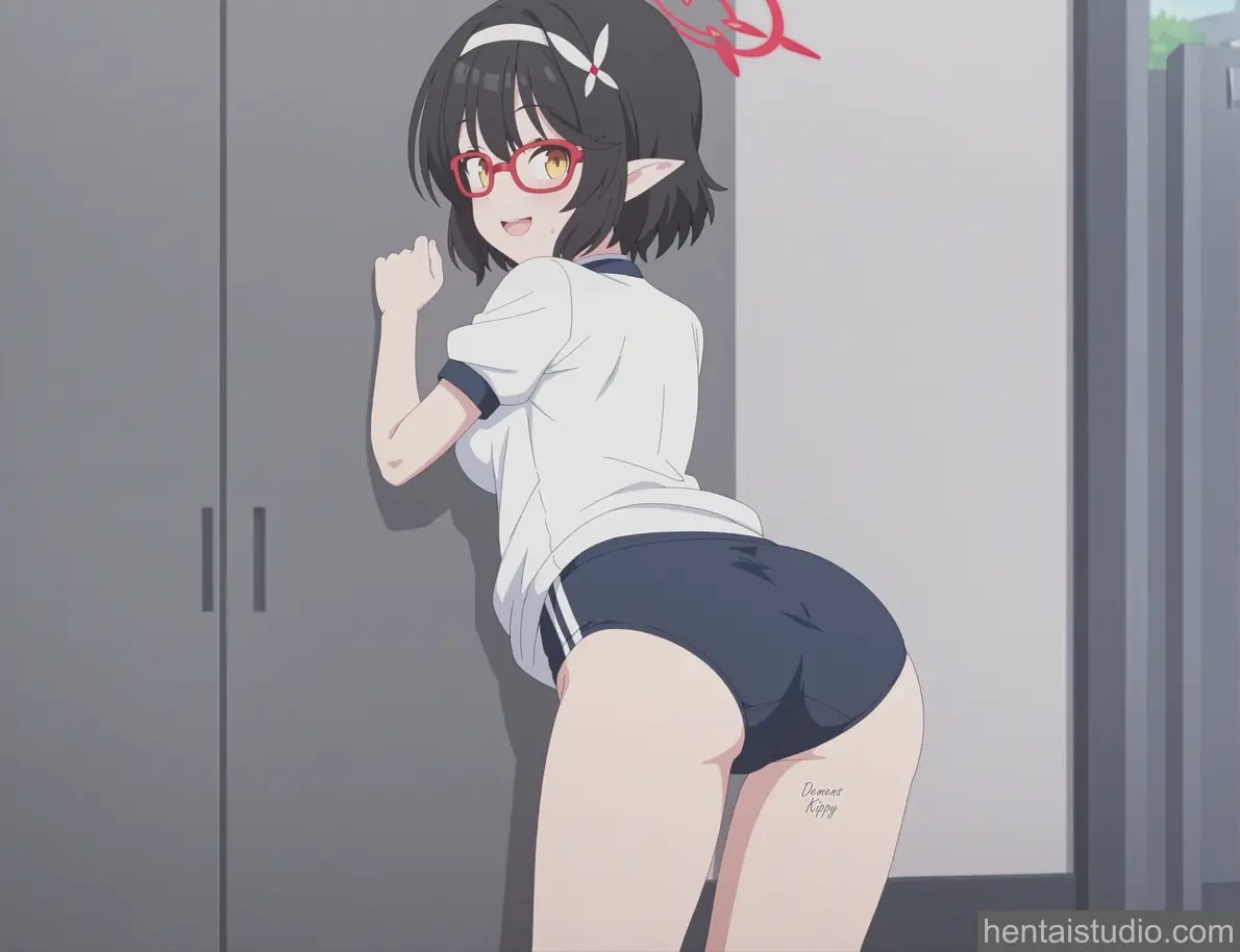 Ayane Okusora from Blue Archive hentai art 11 of 13
