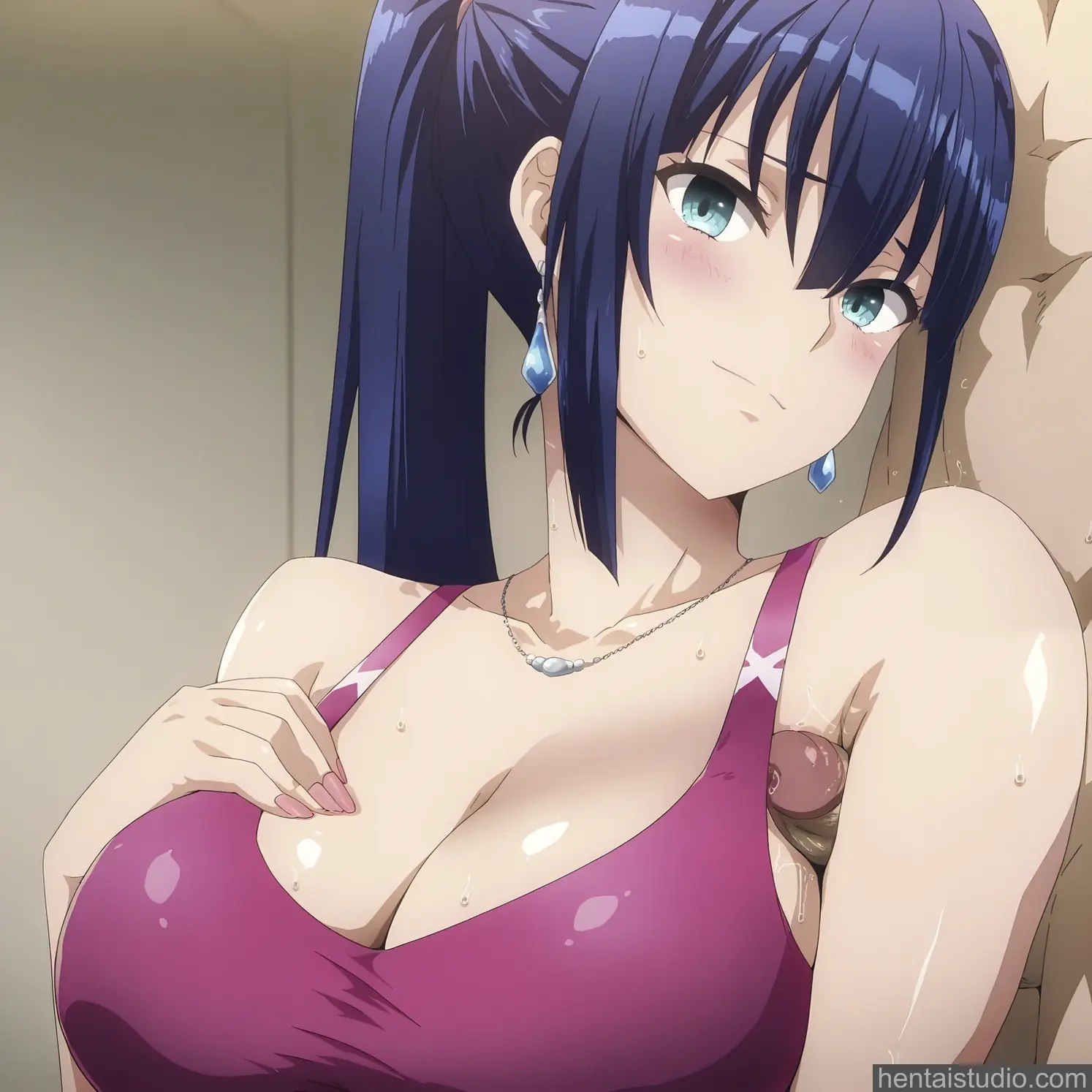 Ayano Yuugiri from Engage Kiss hentai art 30 of 81