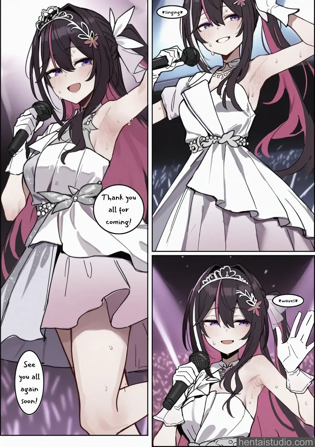 Azki from Hololive hentai art 1 of 80