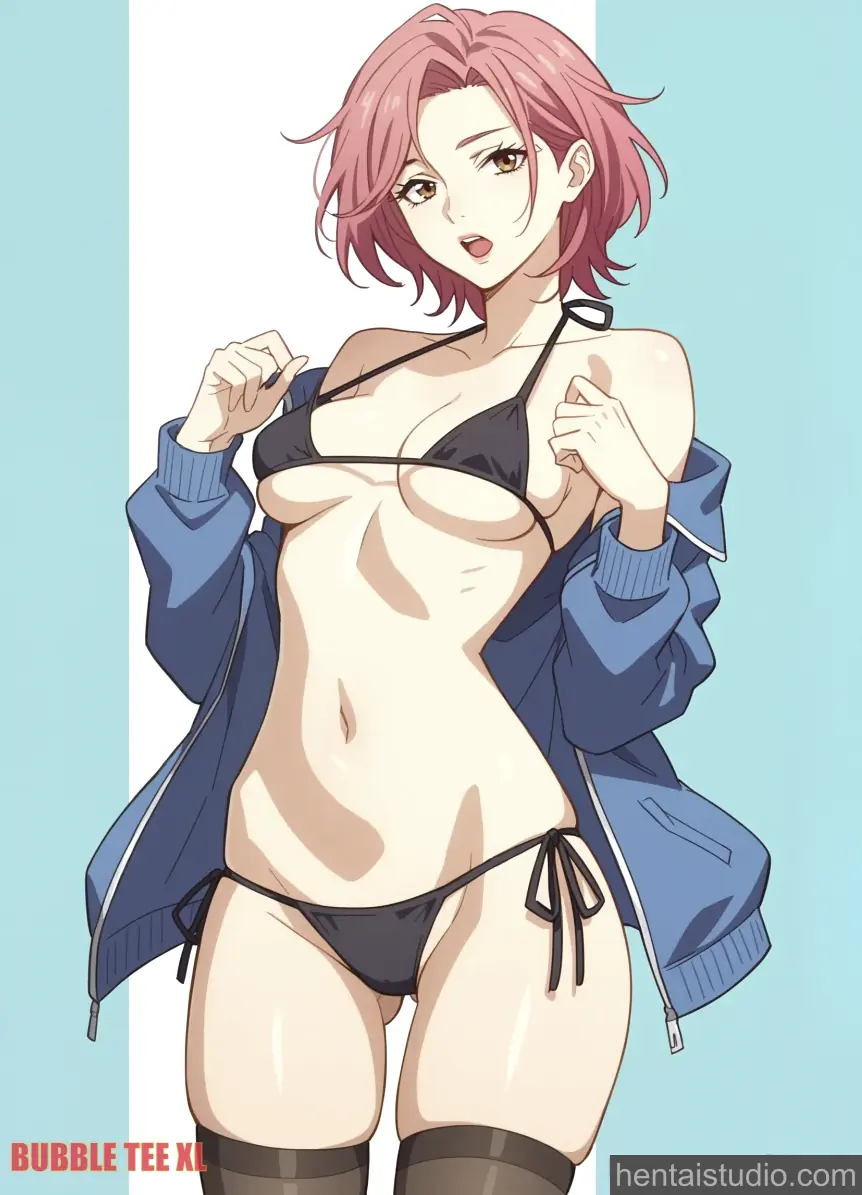 Azu Takamori from Holiday Love hentai art 16 of 38