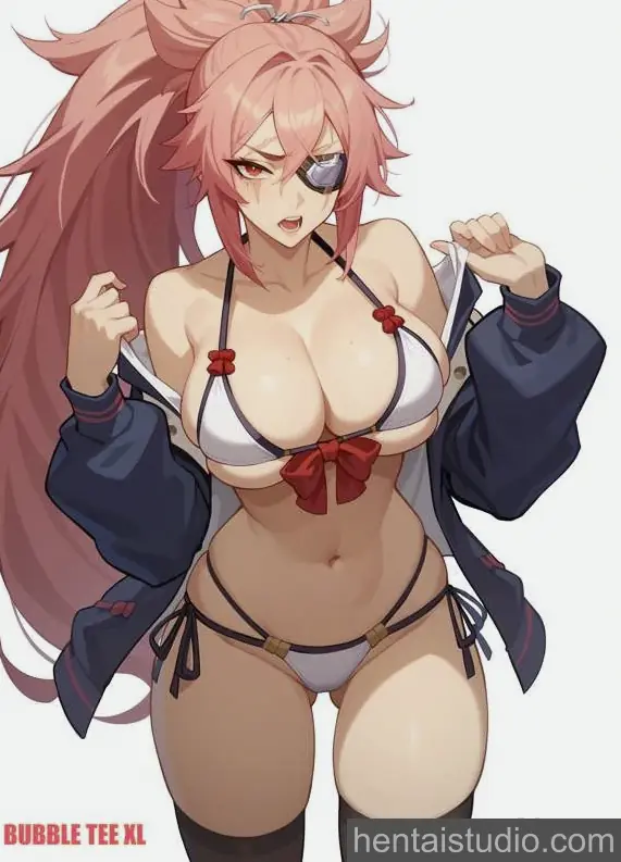 Baiken from Guilty Gear hentai art 2 of 27