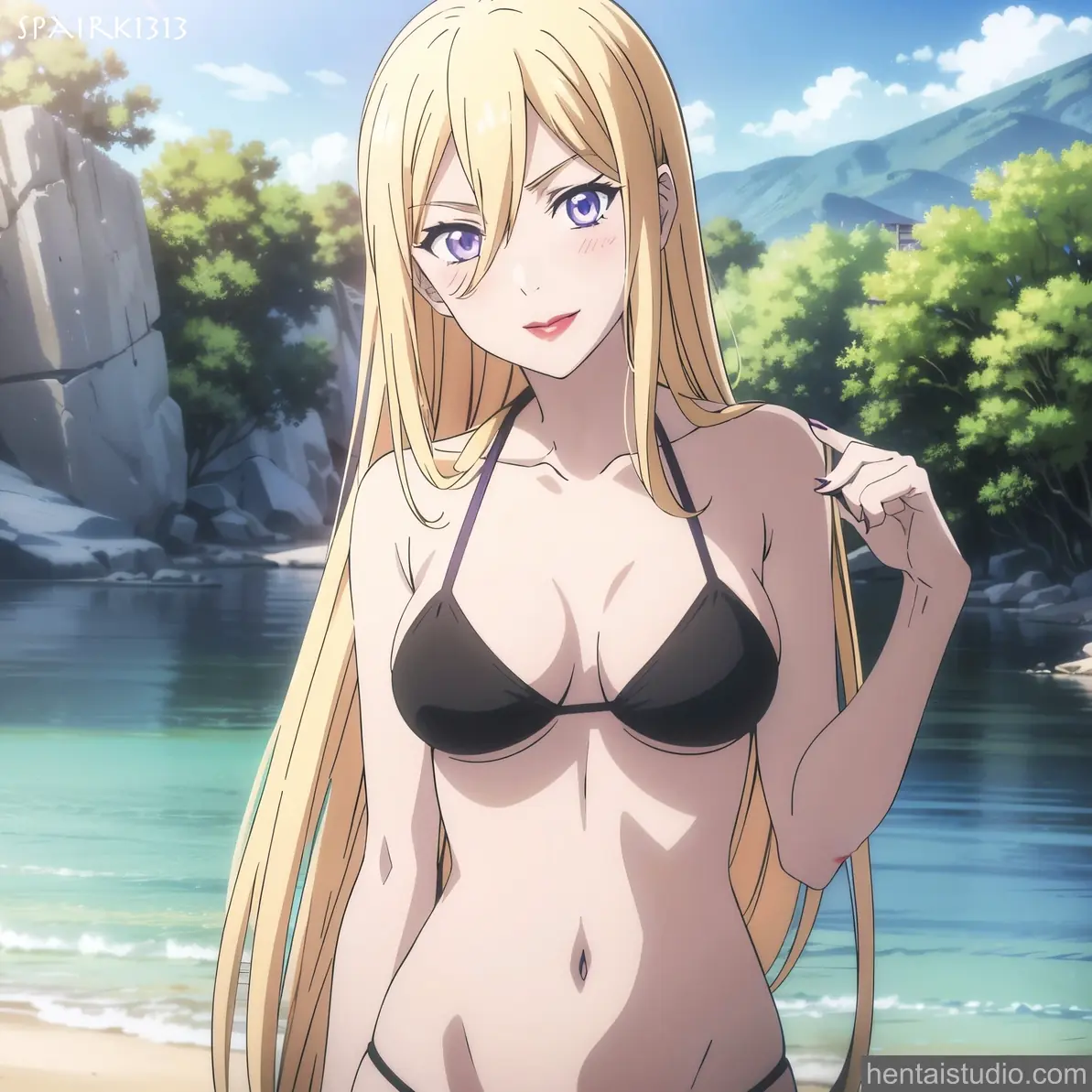 Bishamon from Noragami hentai art 9 of 10