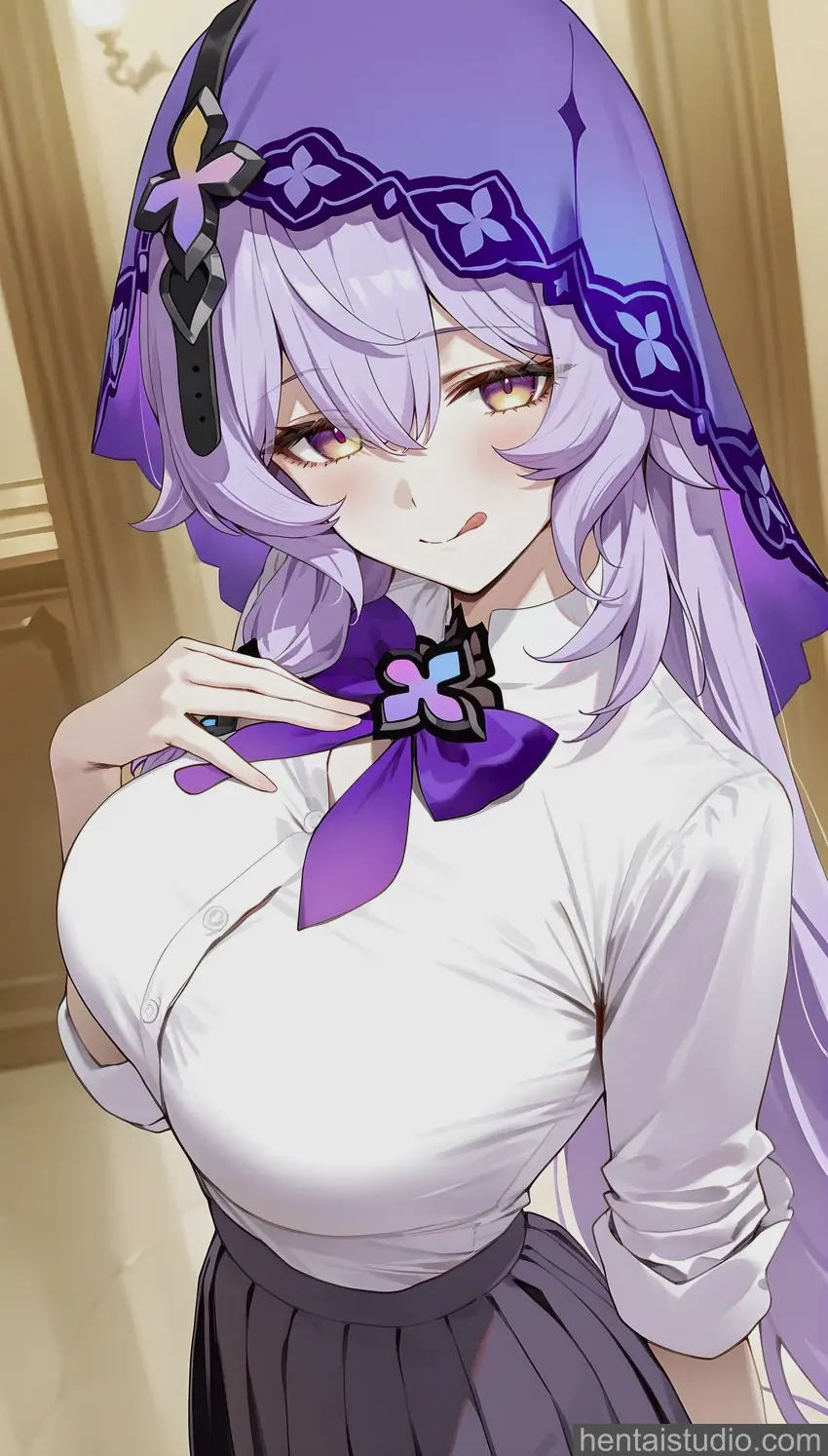 Black Swan from Honkai Star Rail hentai art 7 of 20