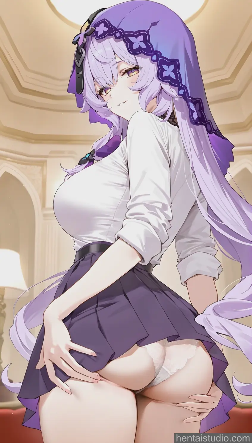 Black Swan from Honkai Star Rail hentai art 9 of 20