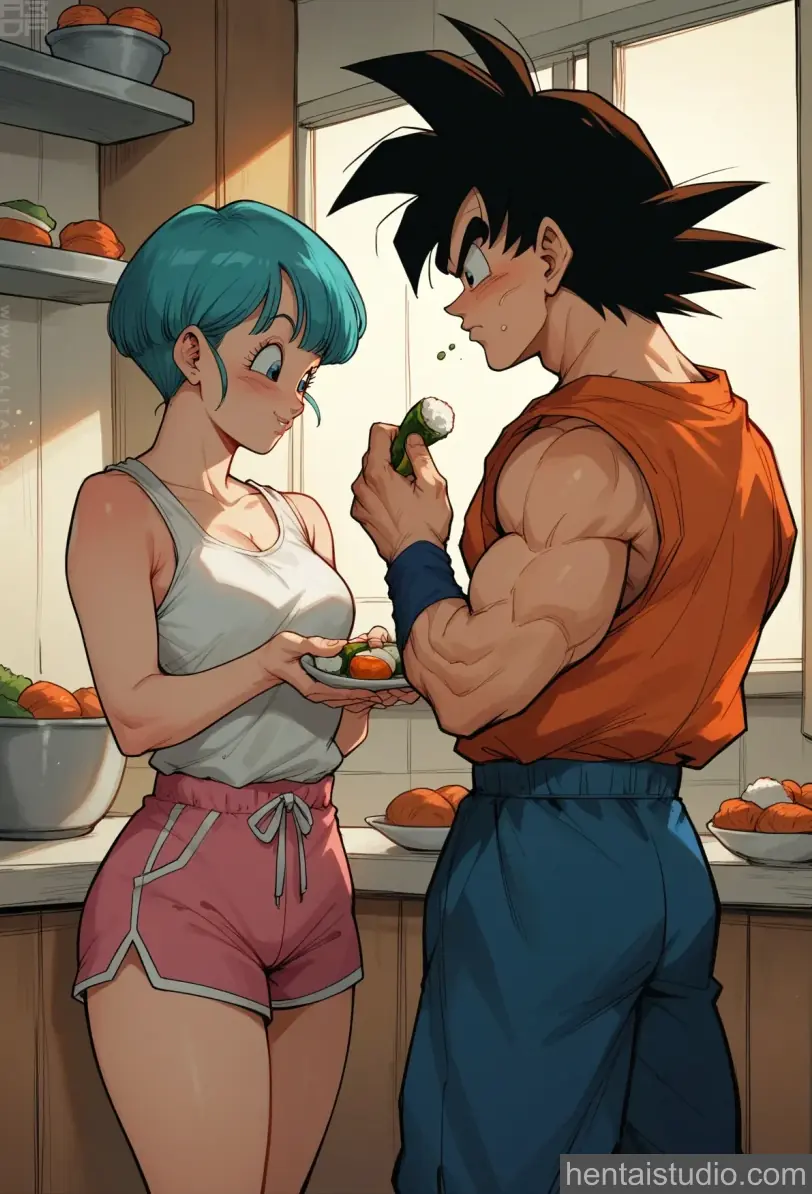 Bulma Goku from Dragonball Z hentai art 26 of 48