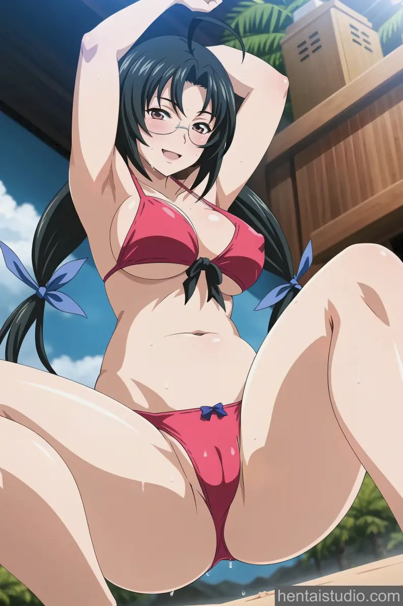Bunwa Kaku from Ikki Tousen: Gragon Girls hentai art 7 of 54