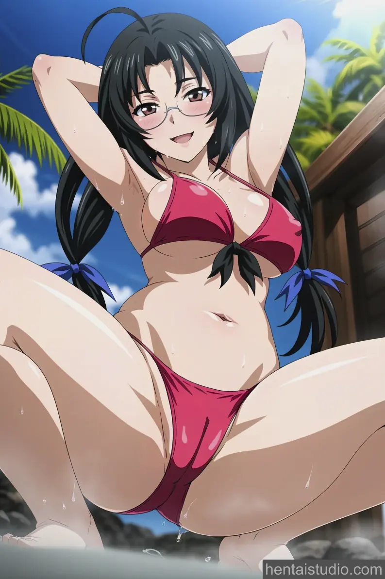 Bunwa Kaku from Ikki Tousen: Gragon Girls hentai art 8 of 54