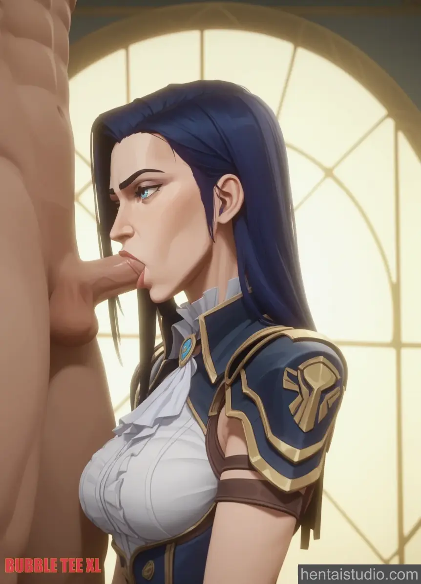 Caitlyn Kiramman from Arcane hentai art 24 of 52