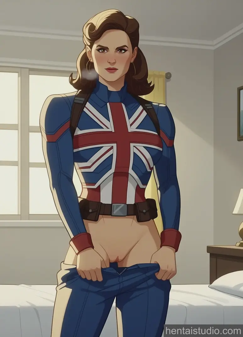Captain Carter from What If hentai art 25 of 50