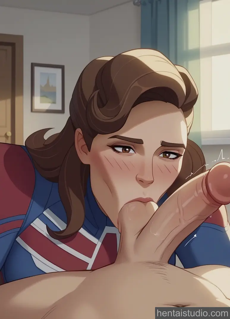 Captain Carter from What If hentai art 37 of 50