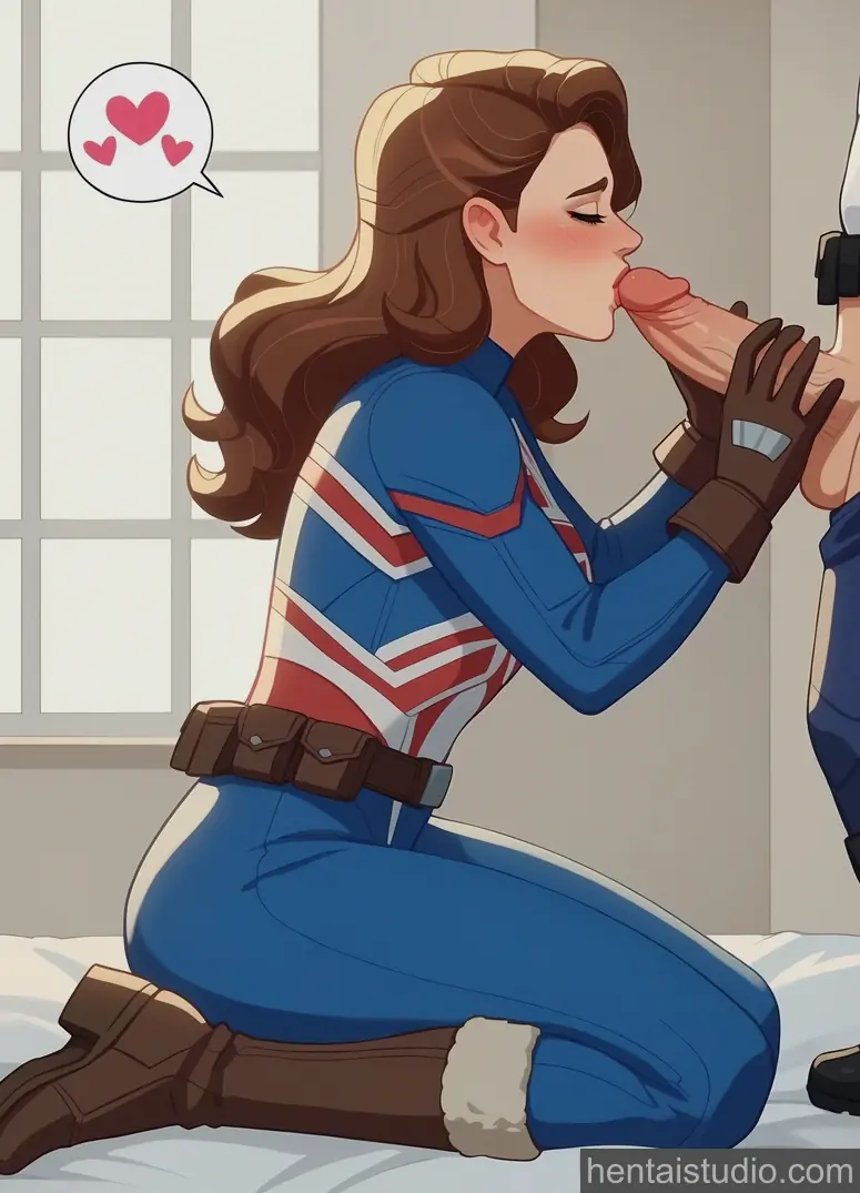 Captain Carter from What If hentai art 40 of 50