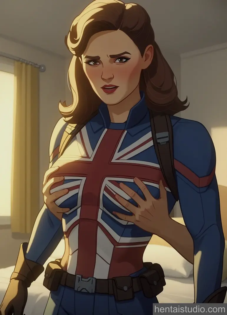 Captain Carter from What If hentai art 9 of 50