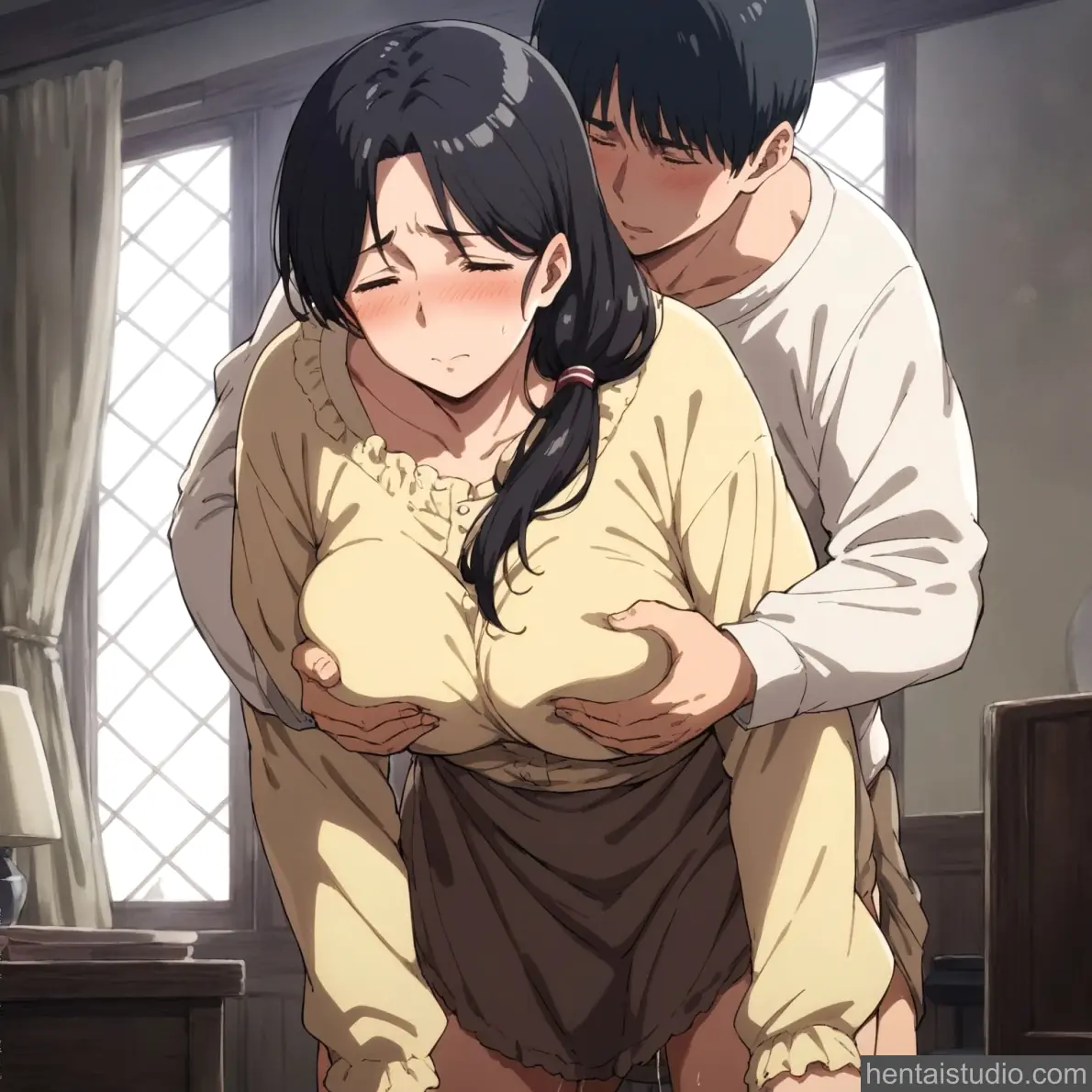 Carla Yeager from Attack On Titan hentai art 16 of 112