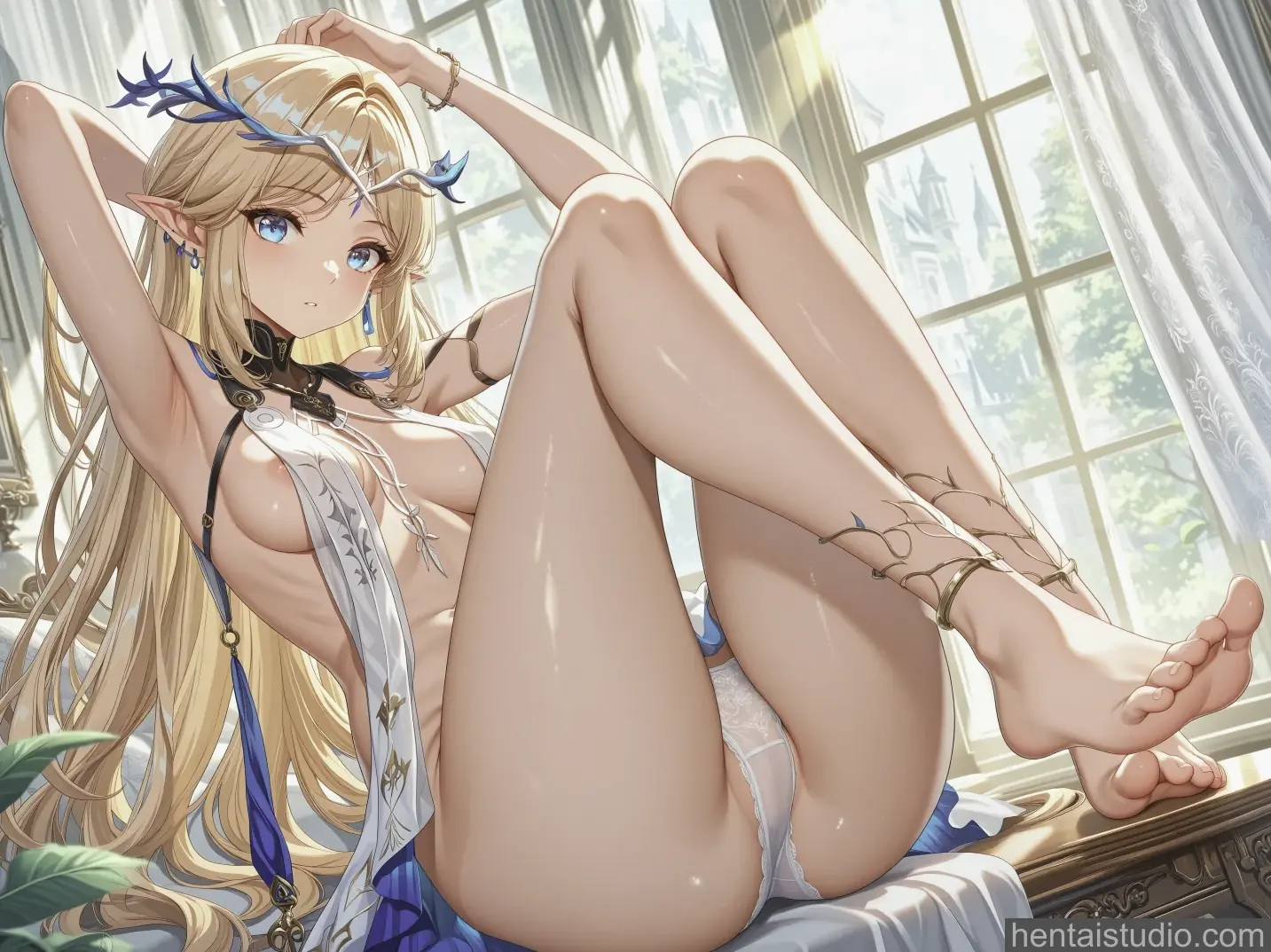 Cartethyia from Wuthering Waves hentai art 2 of 34