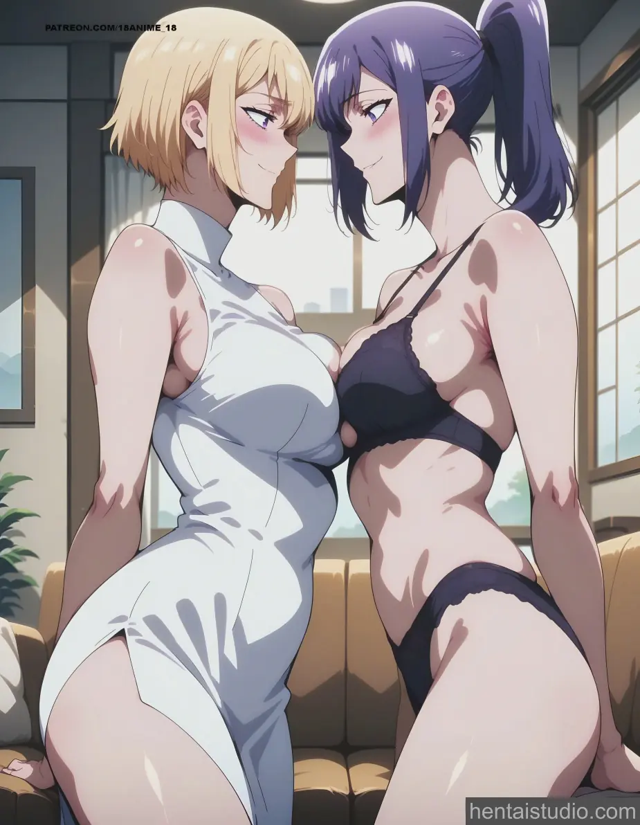 Cha Hae In Sung Jinah from Solo Leveling hentai art 30 of 57
