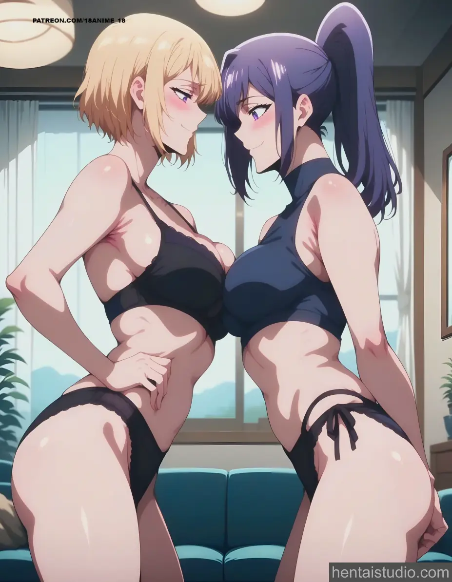 Cha Hae In Sung Jinah from Solo Leveling hentai art 33 of 57