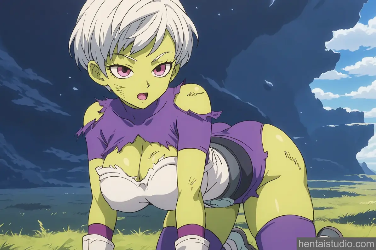 Cheelai from Dragon Ball hentai art 3 of 5