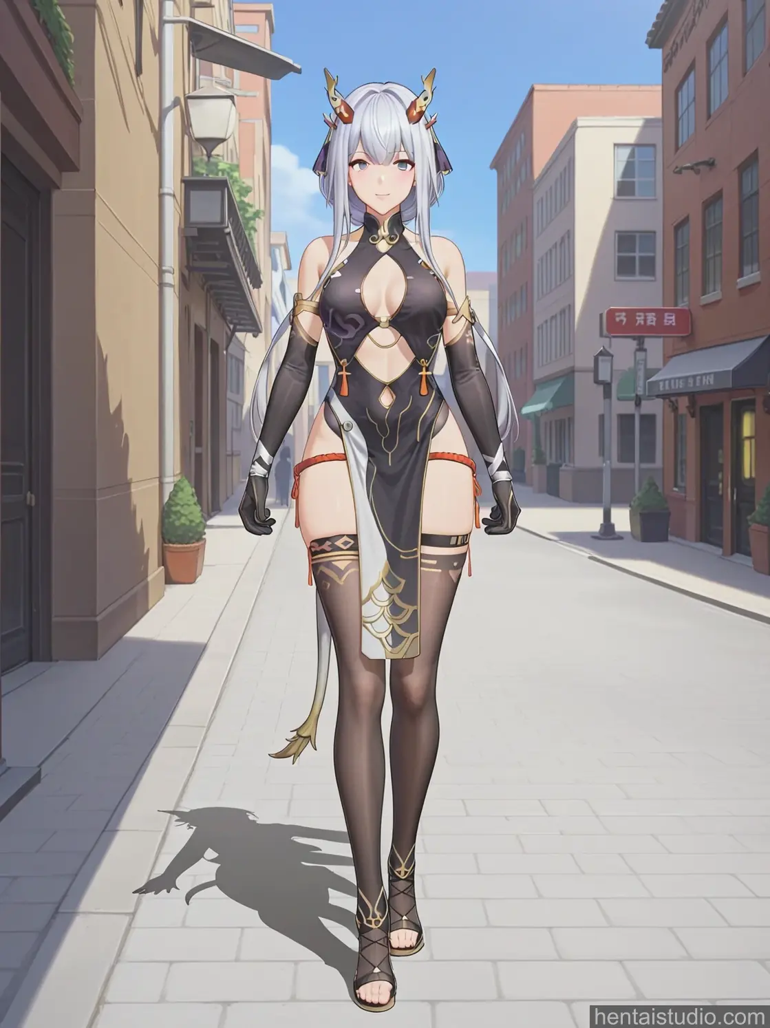 Chenxing from Snowbreak hentai art 69 of 122