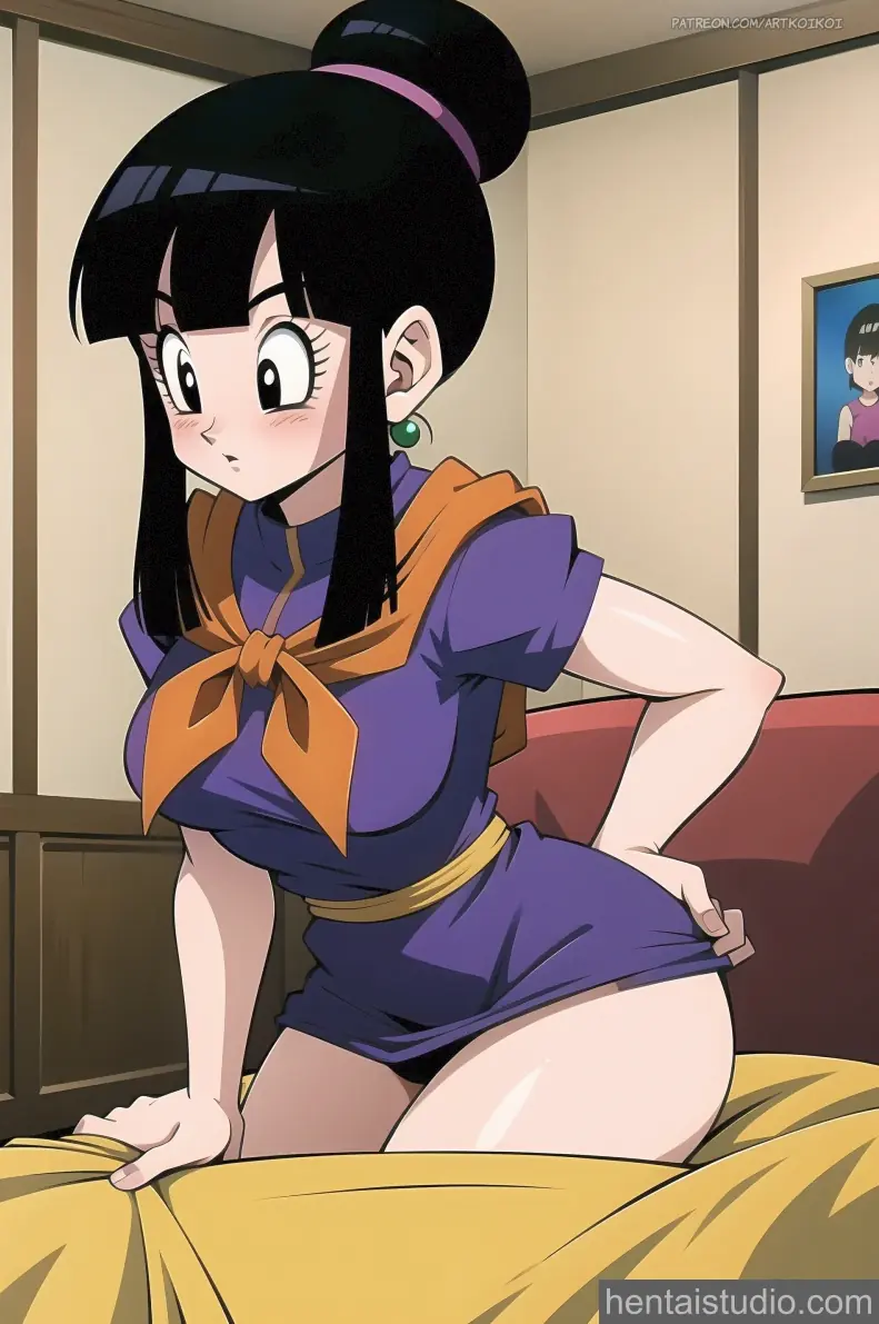 Chi Chi from Dragon Ball Z hentai art 16 of 23