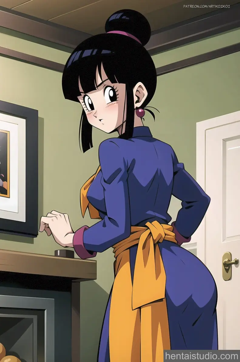 Chi Chi from Dragon Ball Z hentai art 17 of 23