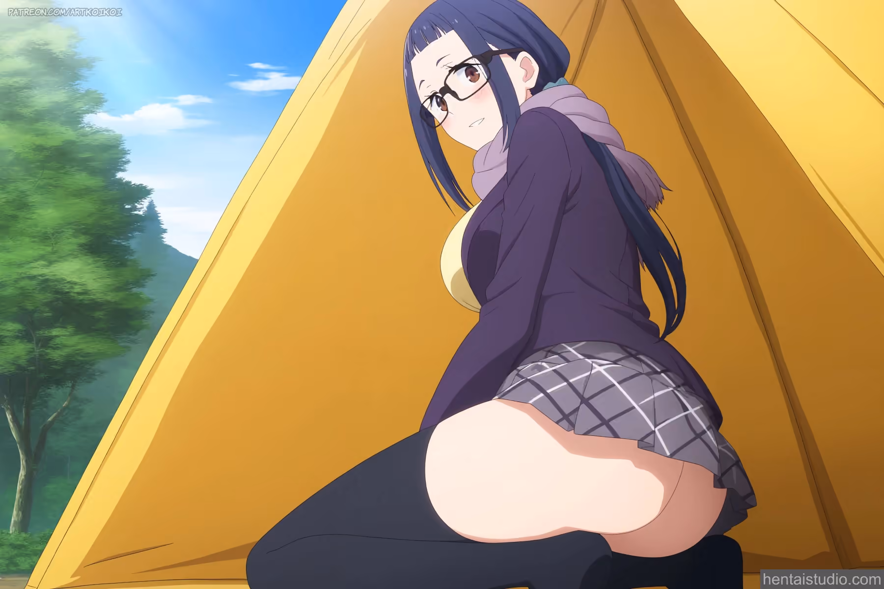 Chiaki Oogaki - Laid-Back Camp (Yuru Camp) - Hentai Gallery - 12 Images — image 8 of 12
