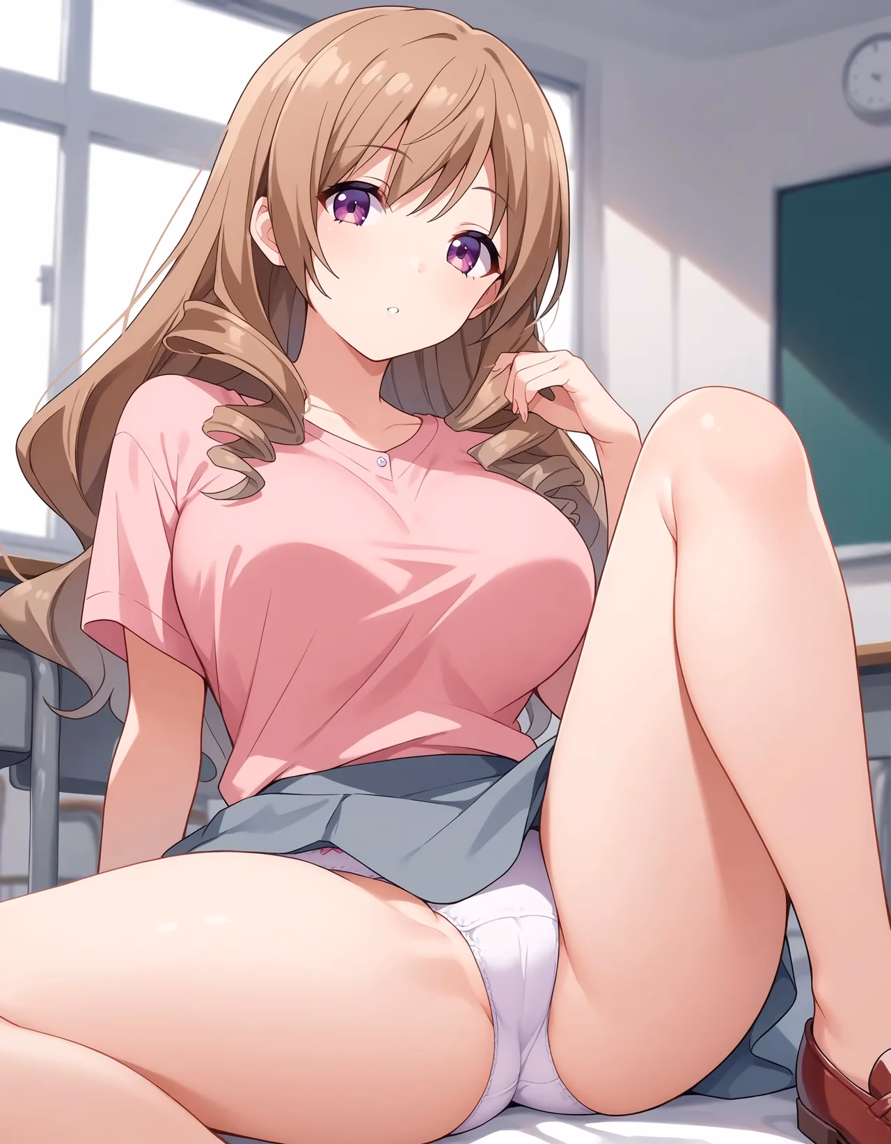 Chie Hoshinomiya - Classroom of the Elite (Youkoso Jitsuryoku Shijou Shugi no Kyoushitsu e) - Hentai Gallery 2 - 123 Images — image 4 of 123