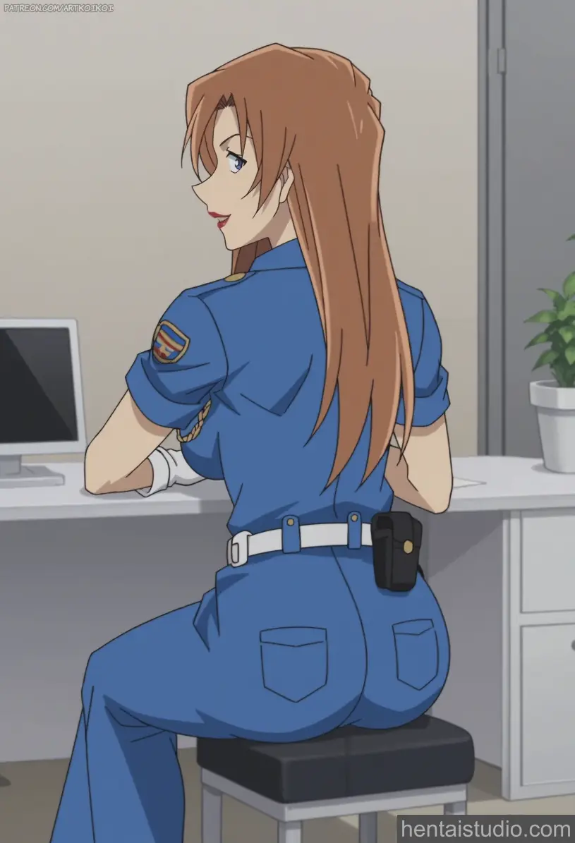 Chihaya Hagiwara from Detective Conan hentai art 10 of 11