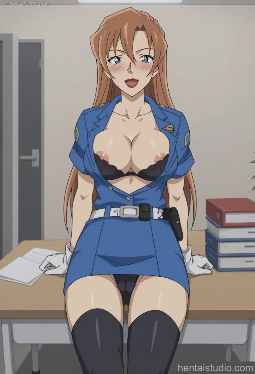 Chihaya Hagiwara from Detective Conan hentai art 9 of 11