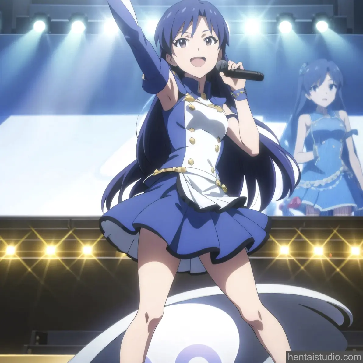Chihaya Kisaragi from The Idolmaster hentai art 12 of 39