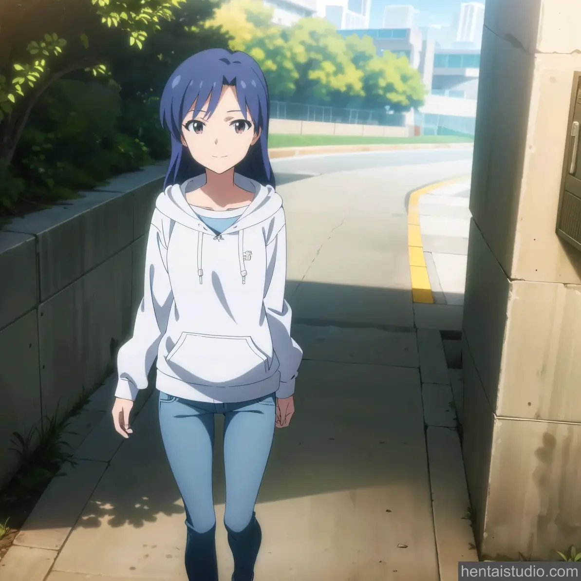 Chihaya Kisaragi from The Idolmaster hentai art 36 of 39