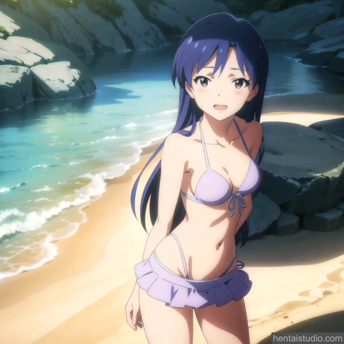 Chihaya Kisaragi from The Idolmaster hentai art 37 of 39