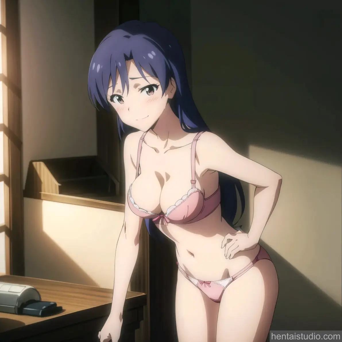 Chihaya Kisaragi from The Idolmaster hentai art 4 of 39