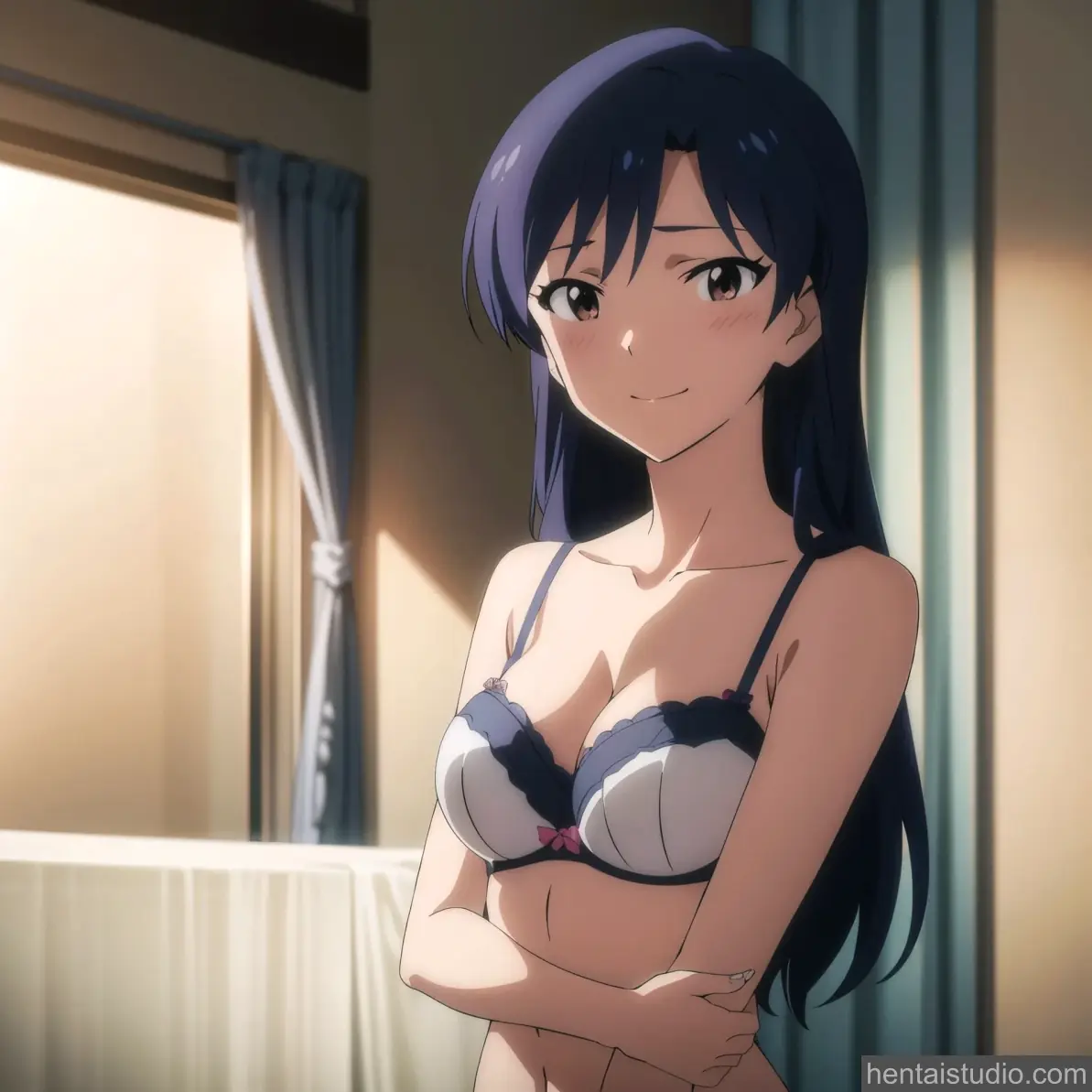 Chihaya Kisaragi from The Idolmaster hentai art 5 of 39