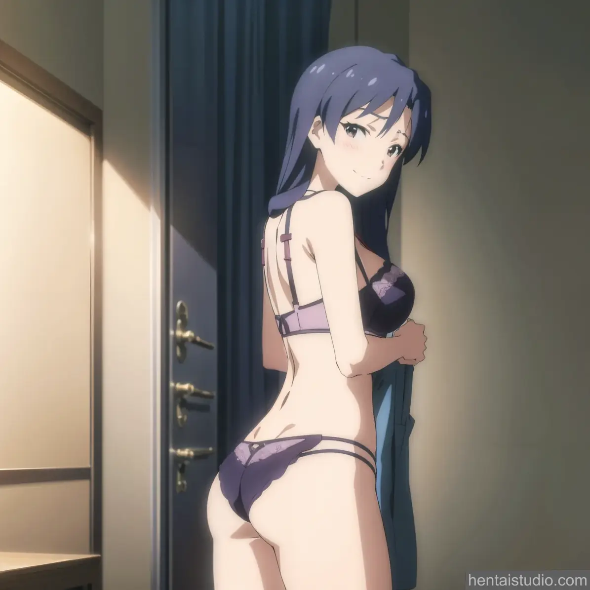 Chihaya Kisaragi from The Idolmaster hentai art 6 of 39