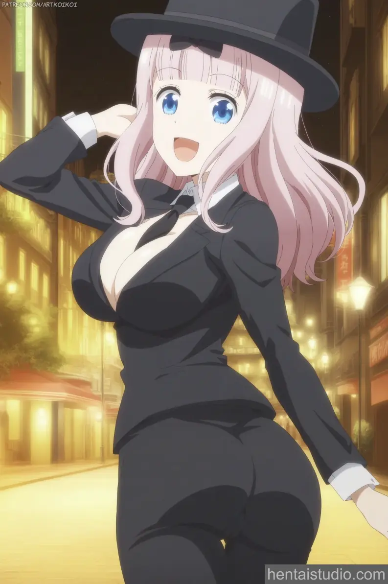 Chika Fujiwara from Kaguya Sama: Love Is War hentai art 10 of 12