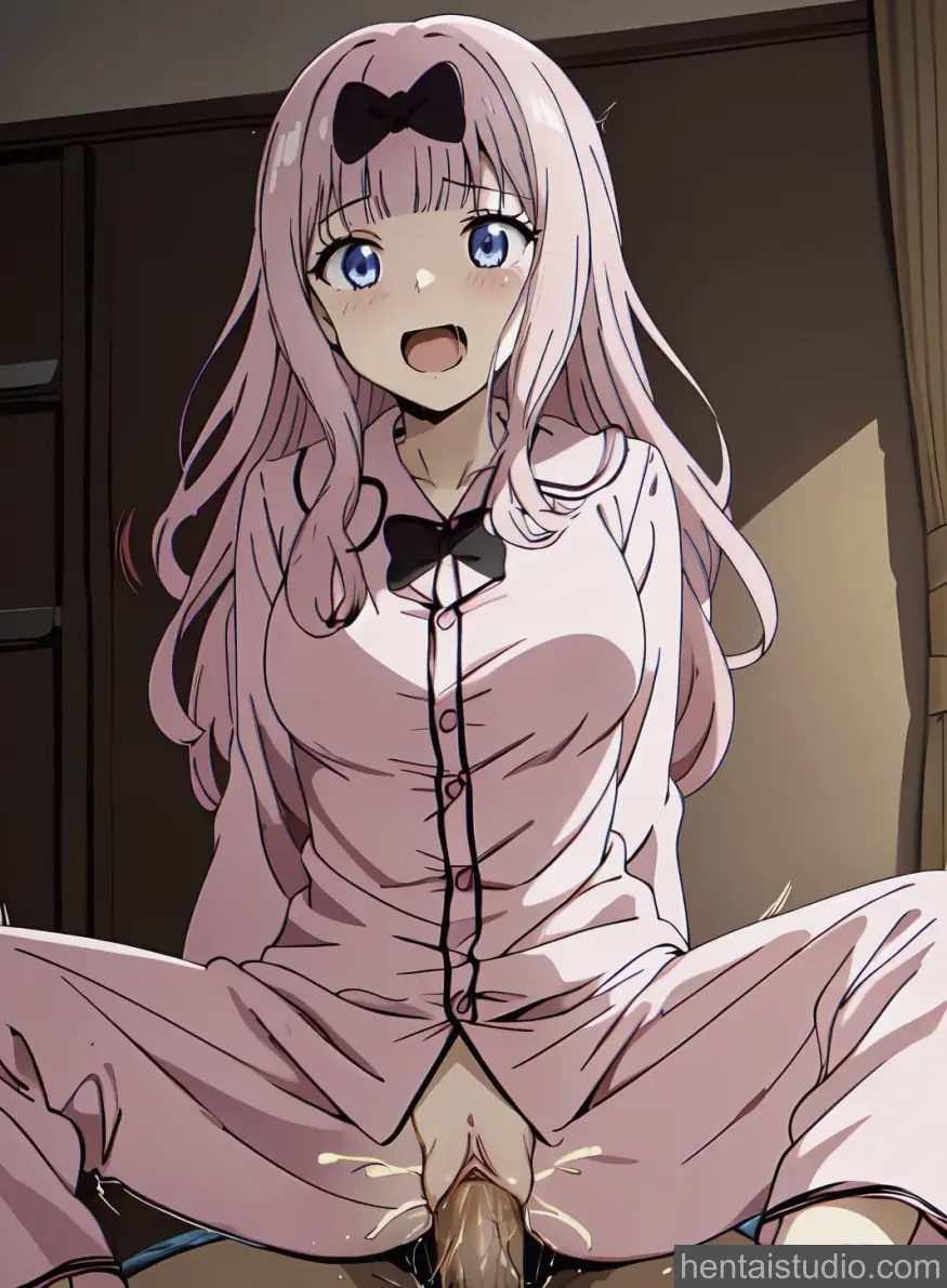 Chika Fujiwara from Kaguya Sama: Love Is War hentai art 14 of 58