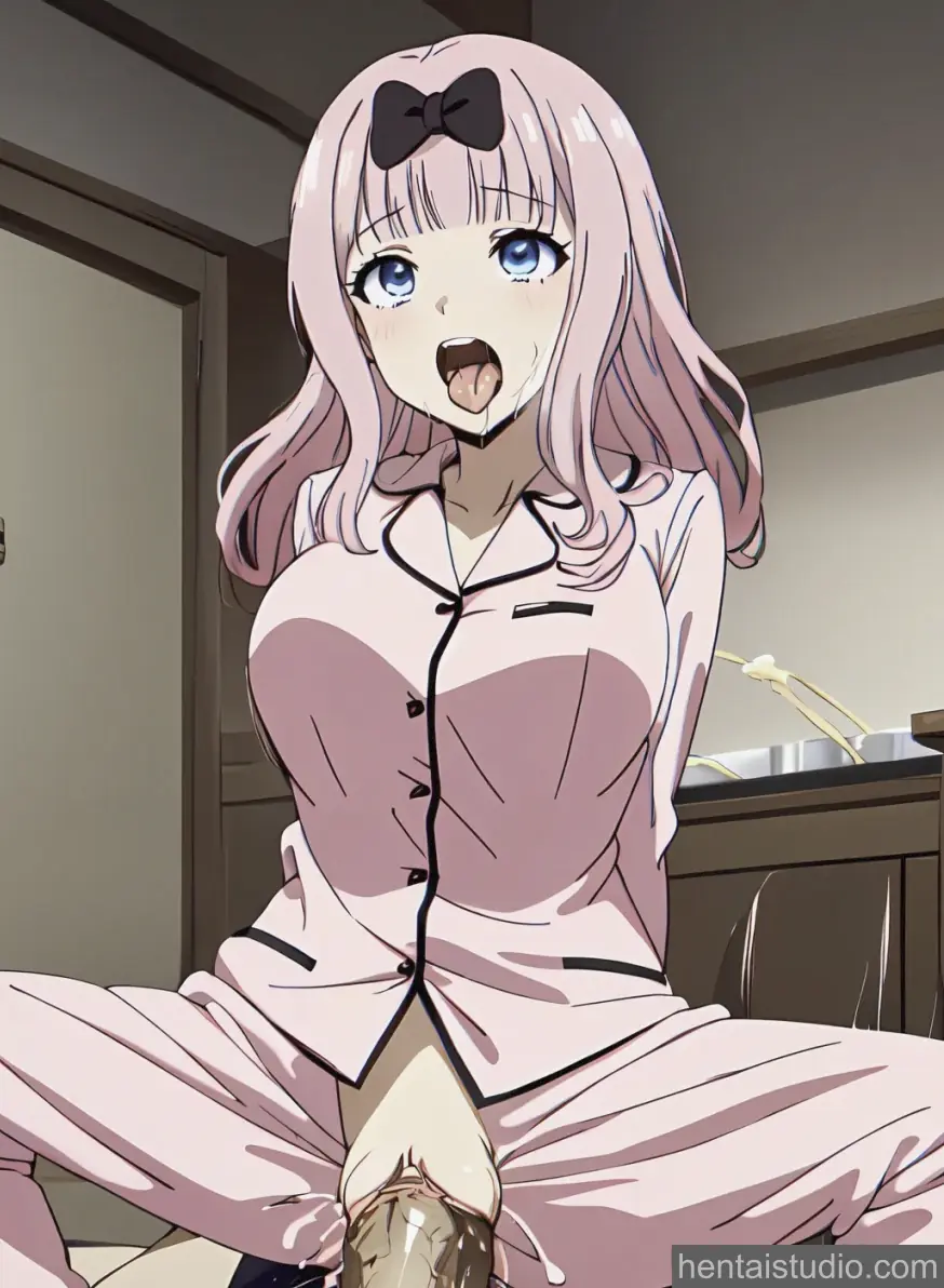 Chika Fujiwara from Kaguya Sama: Love Is War hentai art 46 of 58