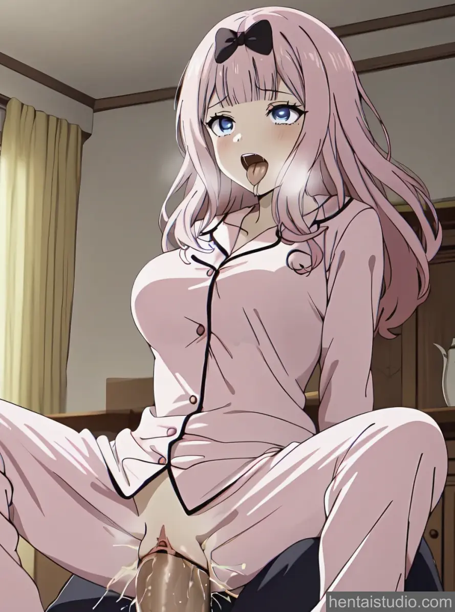 Chika Fujiwara from Kaguya Sama: Love Is War hentai art 55 of 58