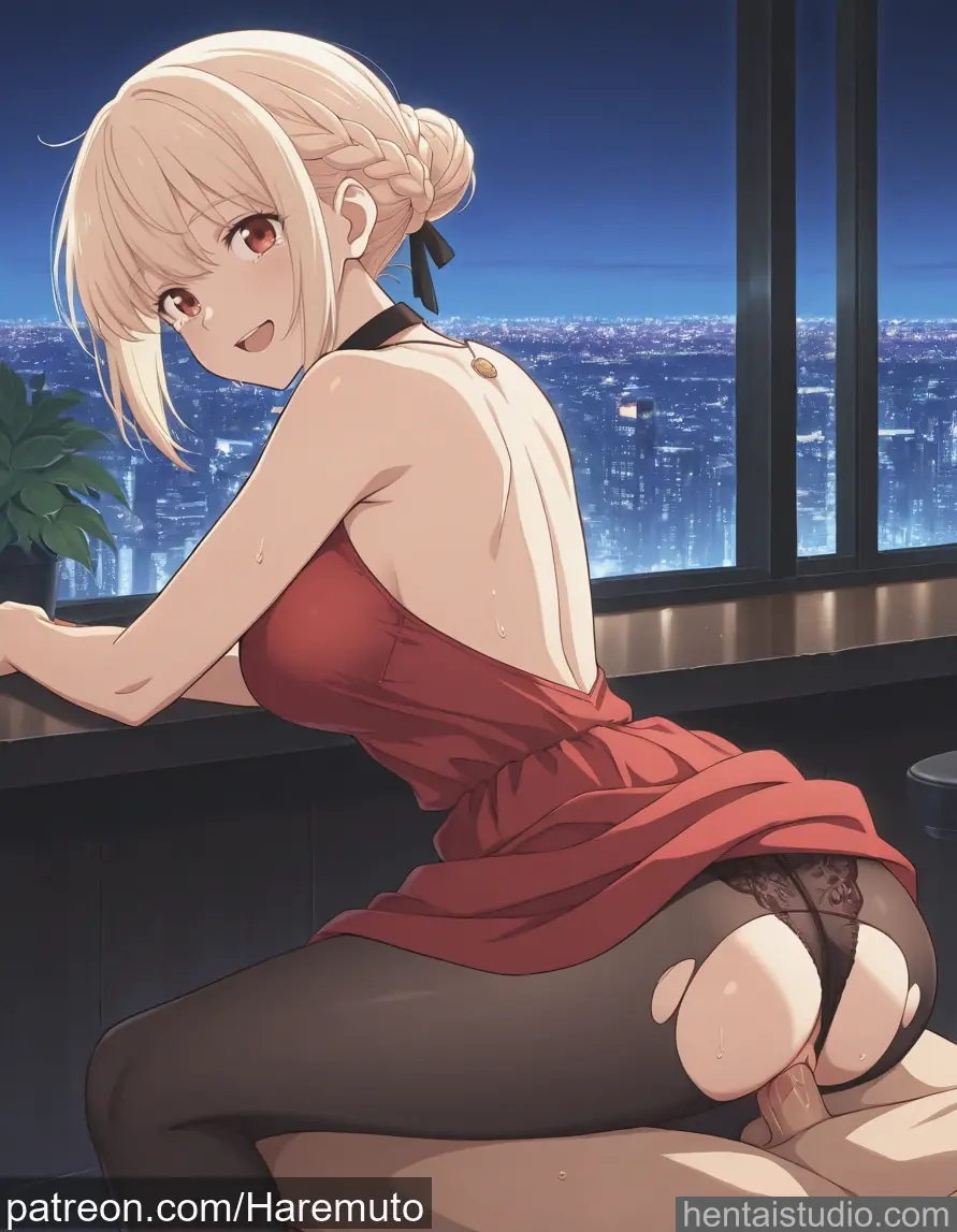 Chisato Nishikigi from Lycoris Recoil hentai art 15 of 19