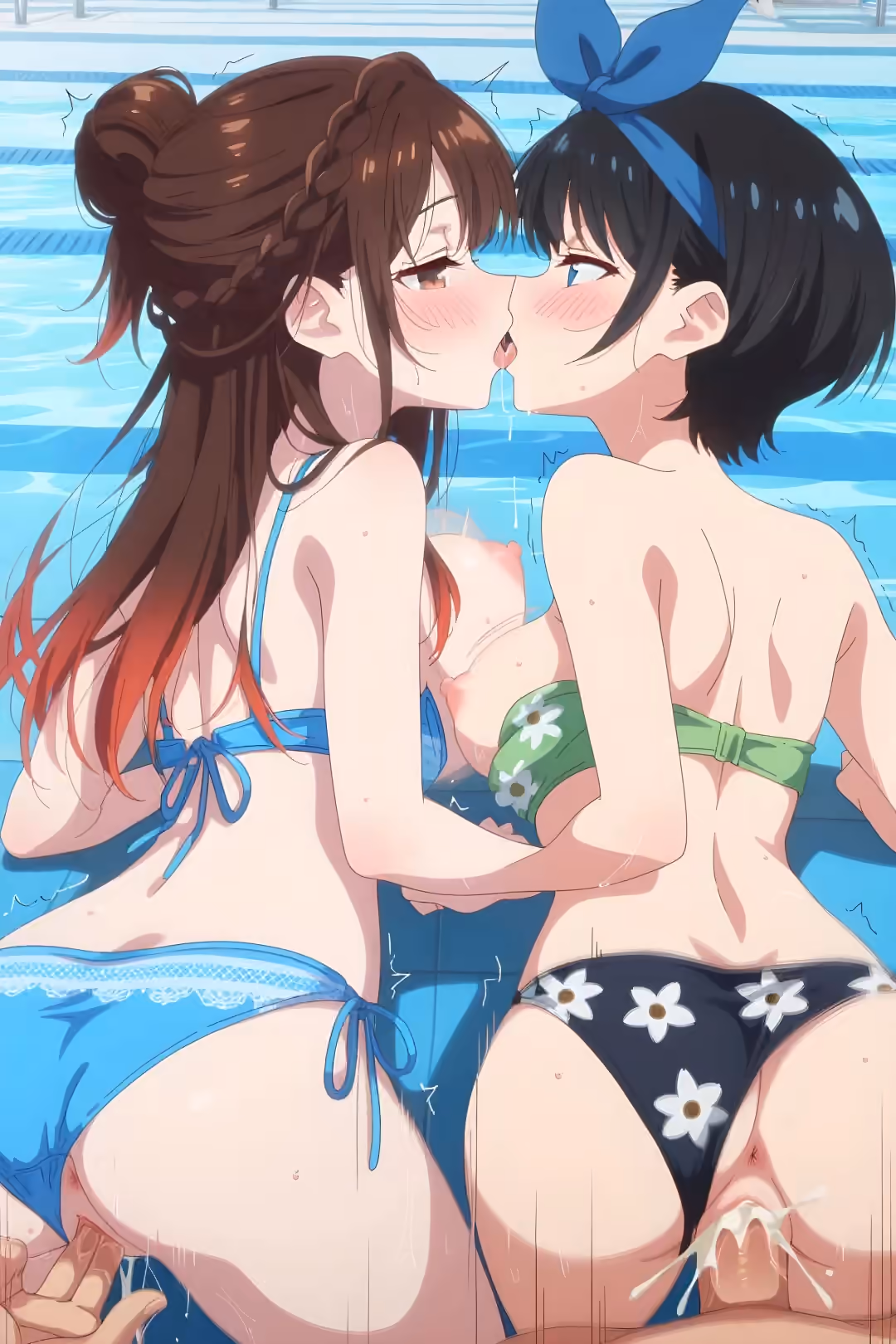 Chizuru Mizuhara (Chizuru Ichinose) x Ruka Sarashina - Rent-a-Girlfriend (Kanojo Okarishimasu) - Hentai Gallery 1 - 30 Images — image 29 of 30
