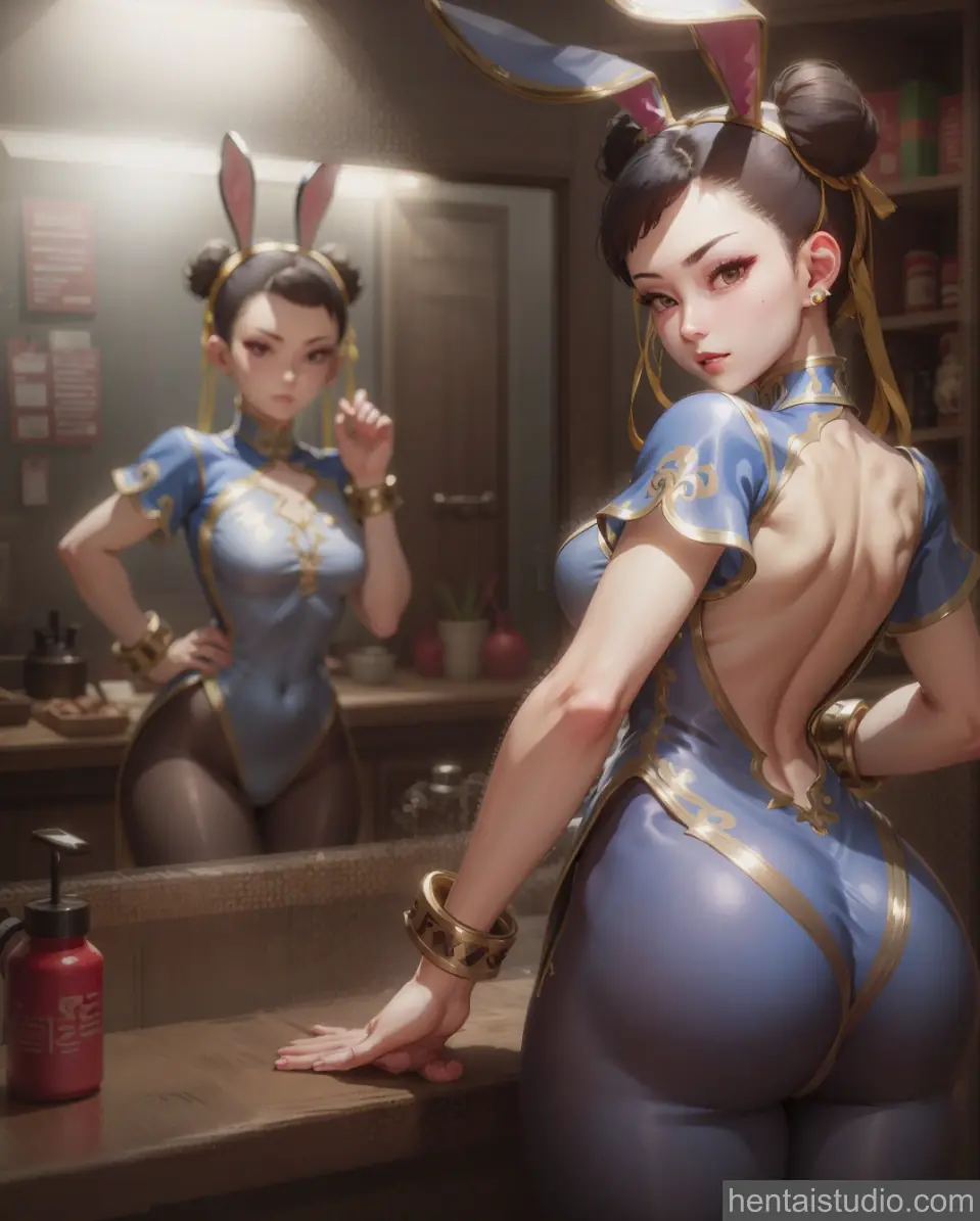 Chun Li from Street Fighter hentai art 25 of 26