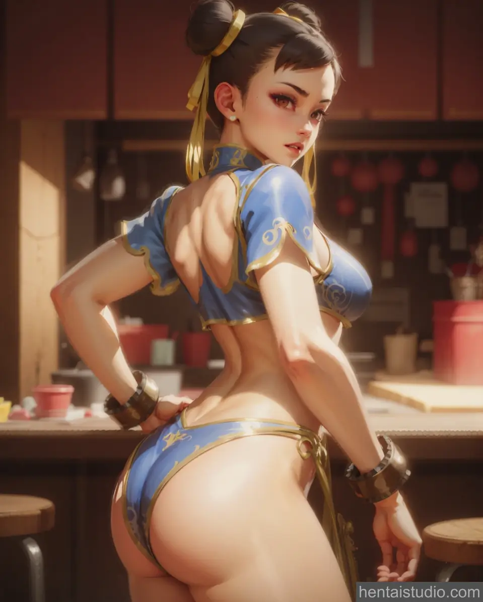 Chun Li from Street Fighter hentai art 7 of 26
