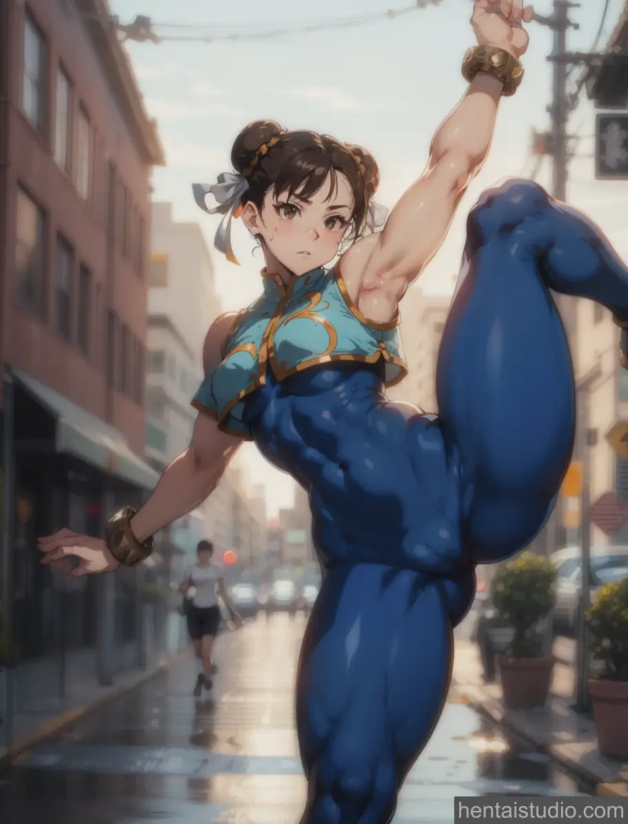Chun Li from Street Fighter hentai art 9 of 26