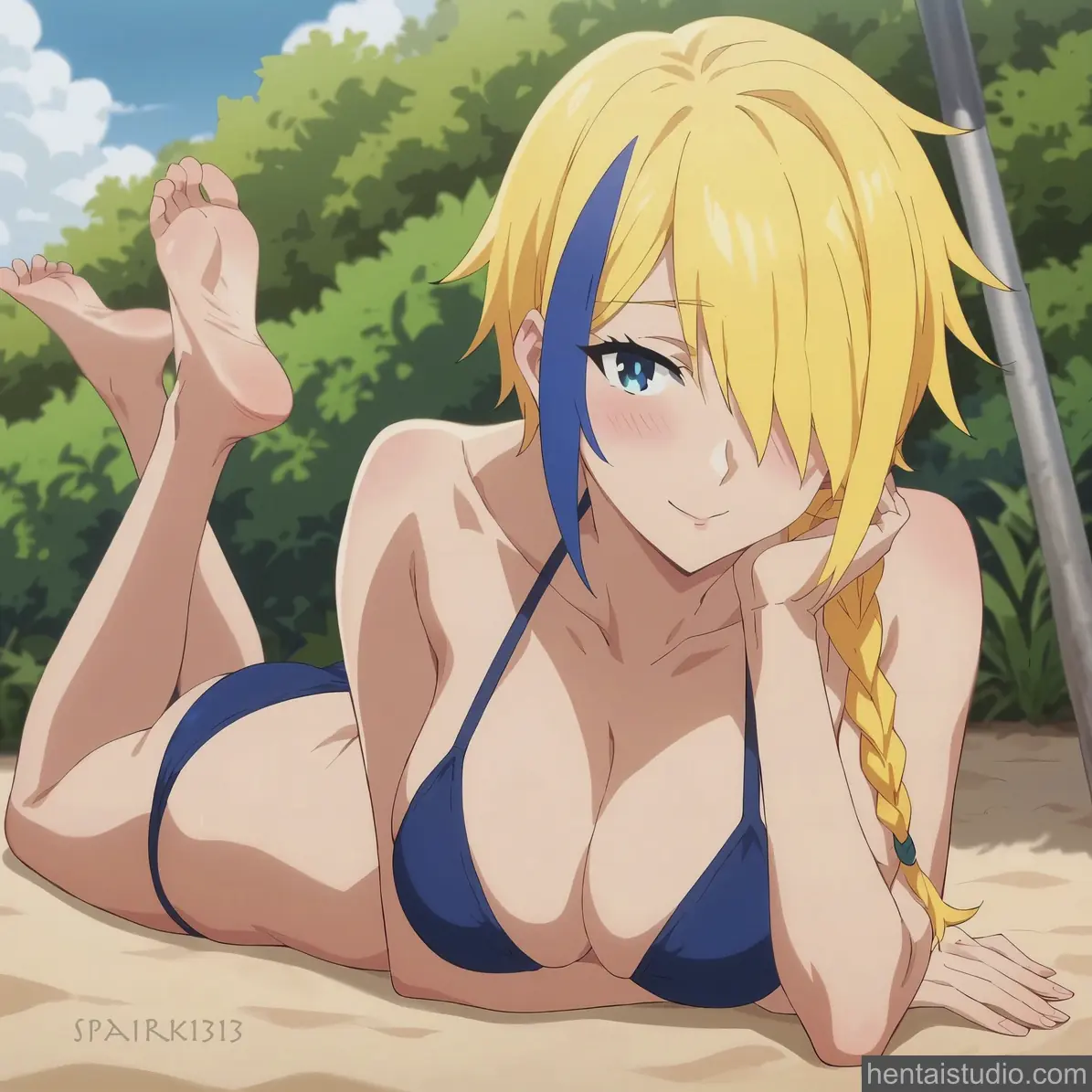 Claire from Konosuba God's Blessing On This Wonderful World hentai art 2 of 16
