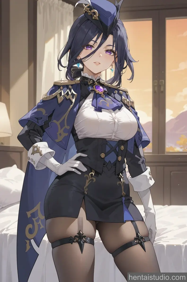 Clorinde from Genshin Impact hentai art 1 of 30