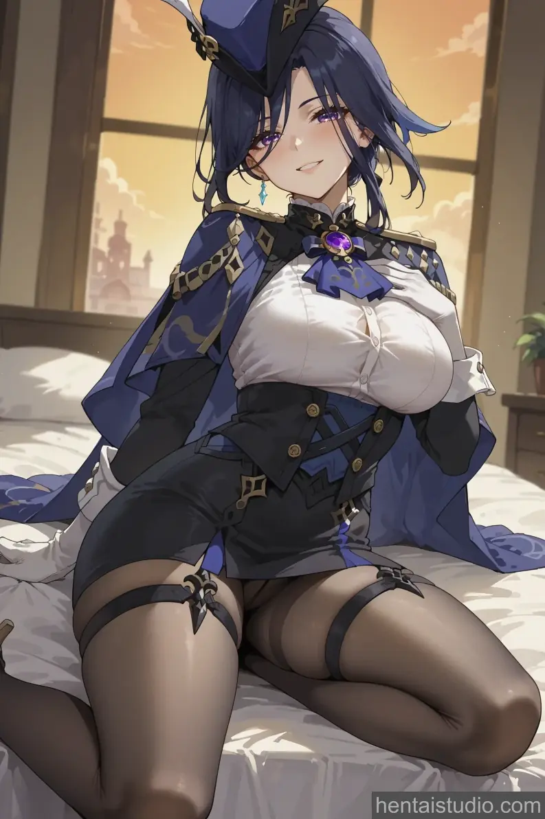 Clorinde from Genshin Impact hentai art 23 of 30