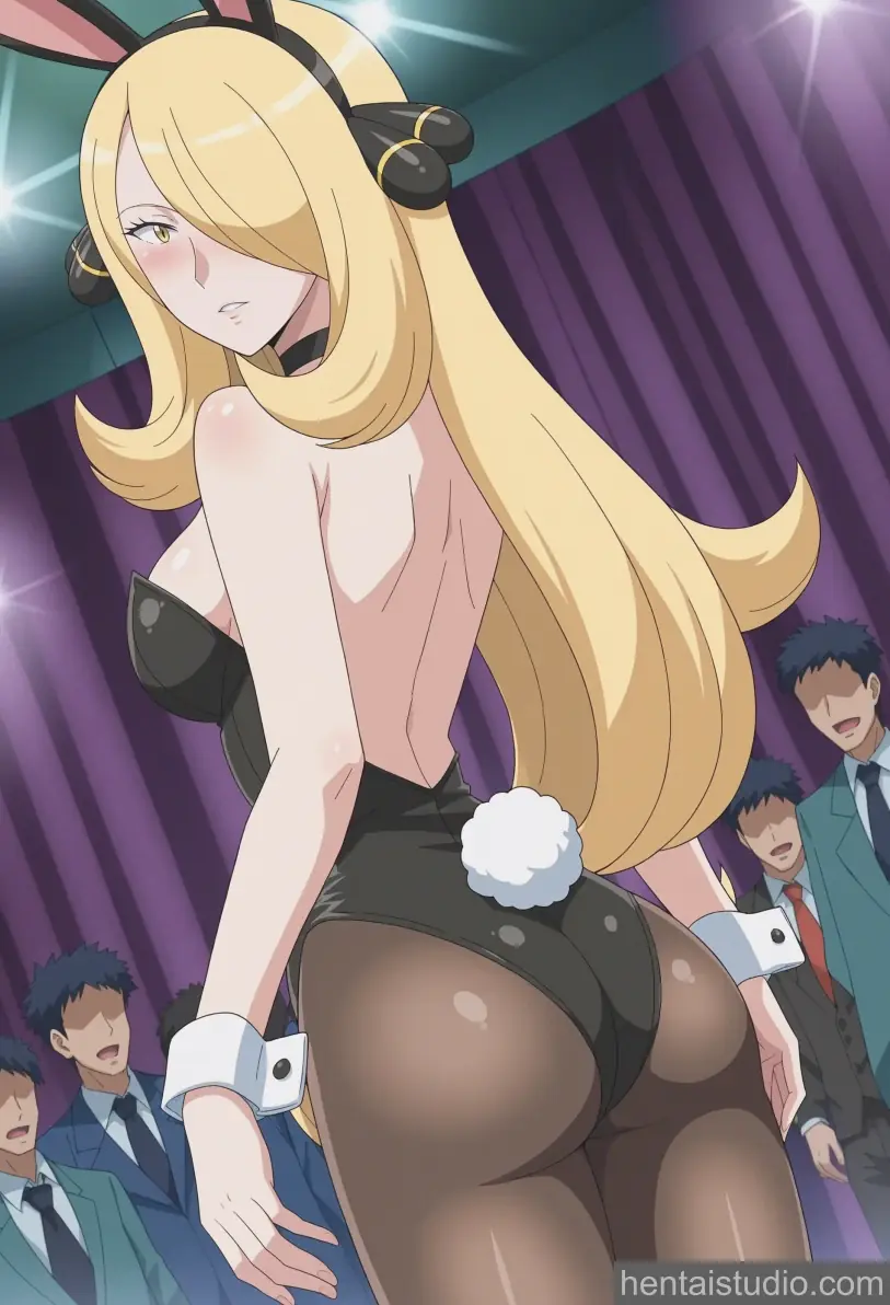 Cynthia from Pokemon hentai art 12 of 65