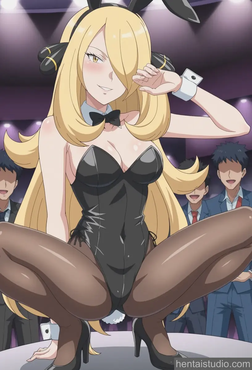 Cynthia from Pokemon hentai art 45 of 65